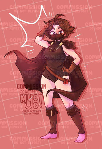 shaded flats &amp; lines (cartoon)